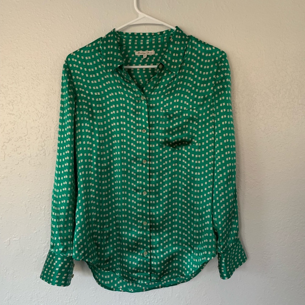 Madewell XS Silk Shirt